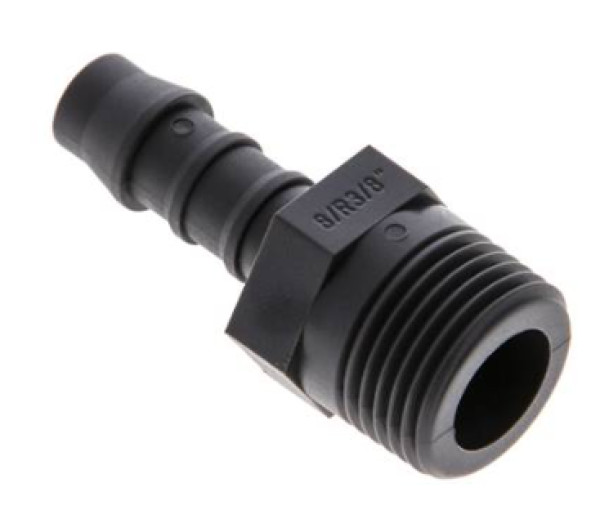 Gewindetülle Polyamid R 3/8"- 8 mm